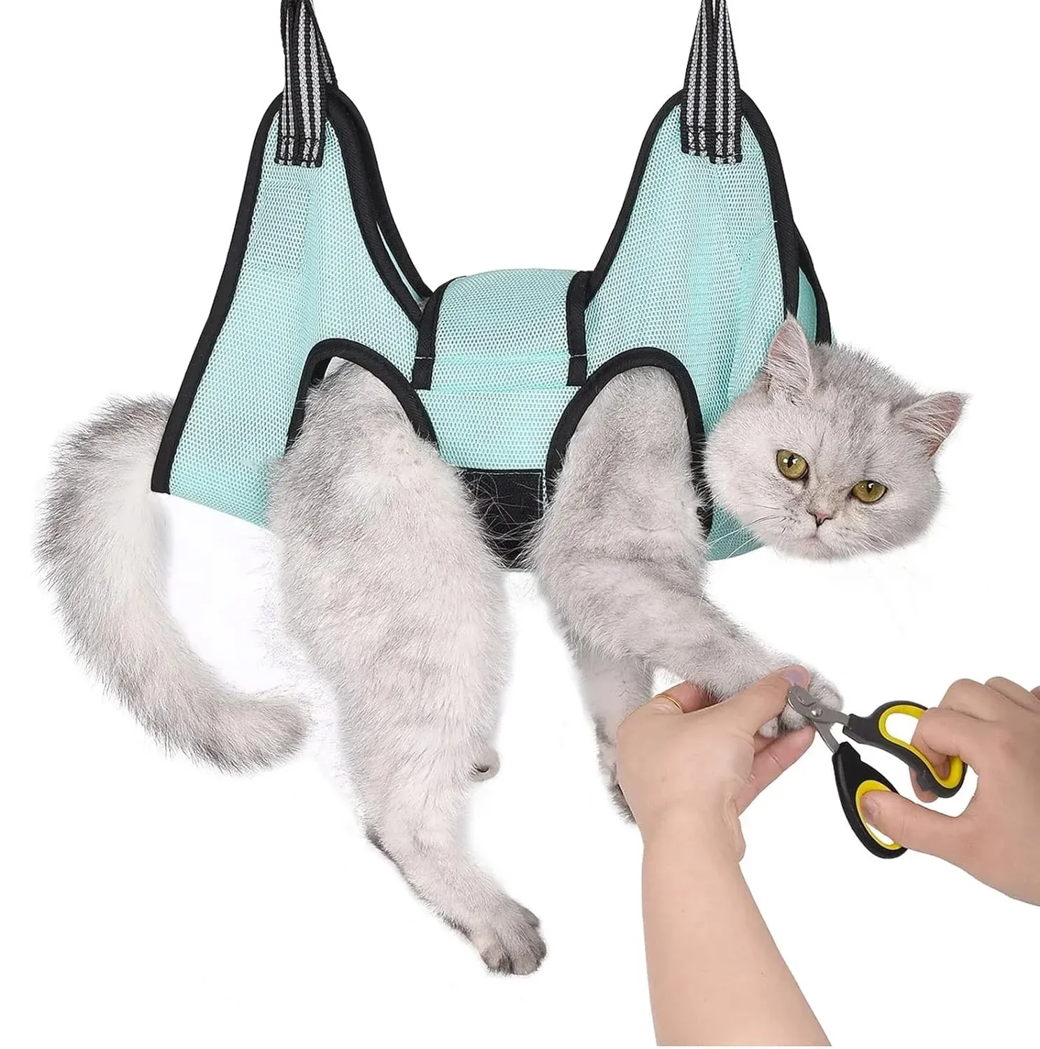 Pet Grooming Hammock for Cats and Small Dogs - Nail Trimming and Care Accessory