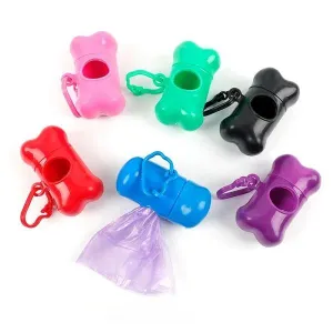 Pet Poop Bags with Dog Bone Holder
