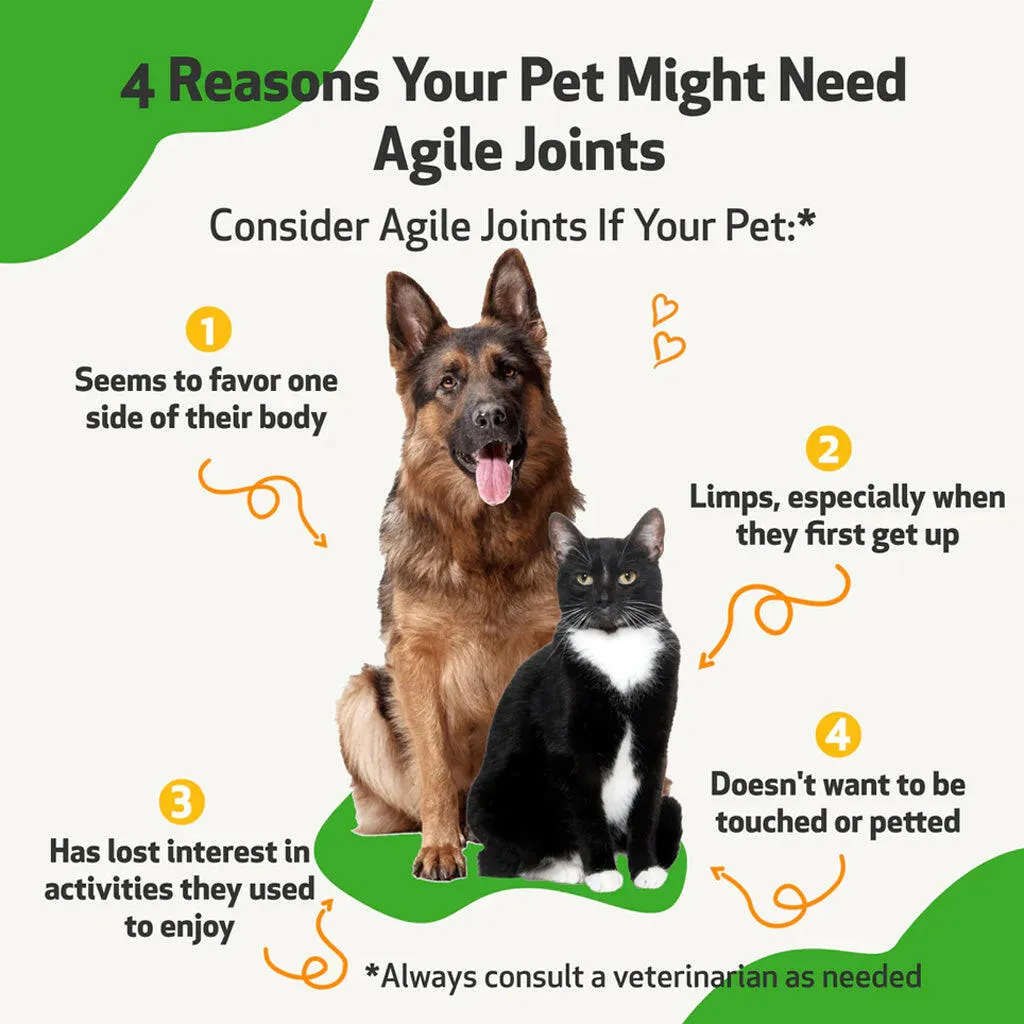 Pet Wellbeing- Agile Joints for Dog Joint Mobility