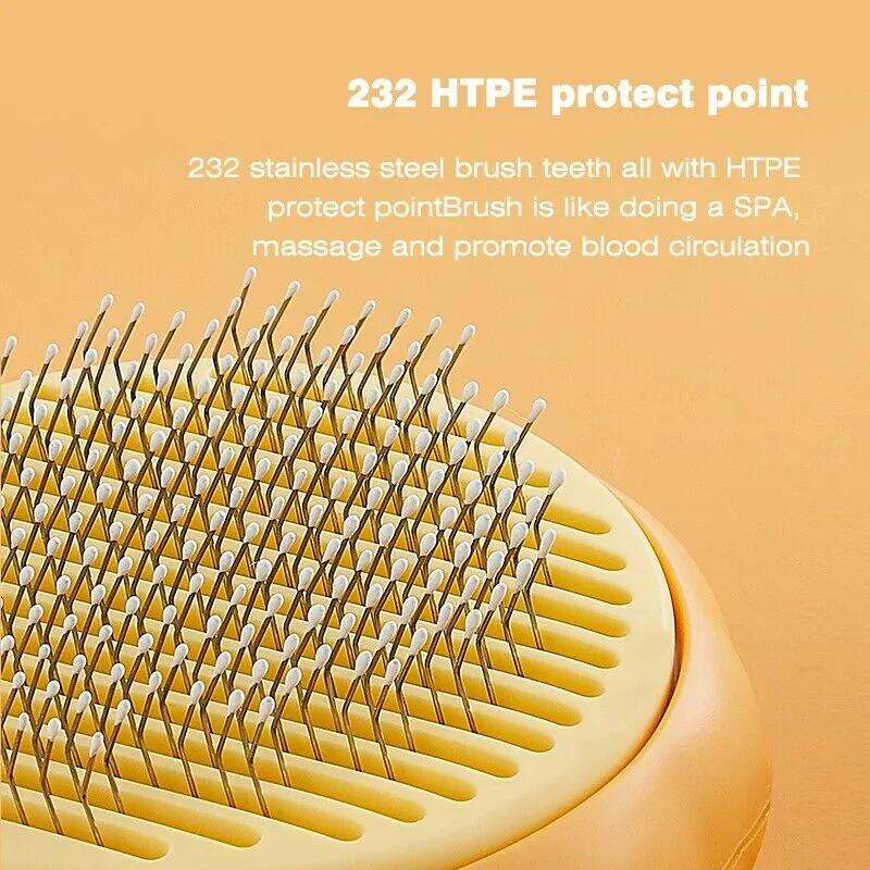 Pumpkin Design Needle Comb for Dog and Cat Grooming