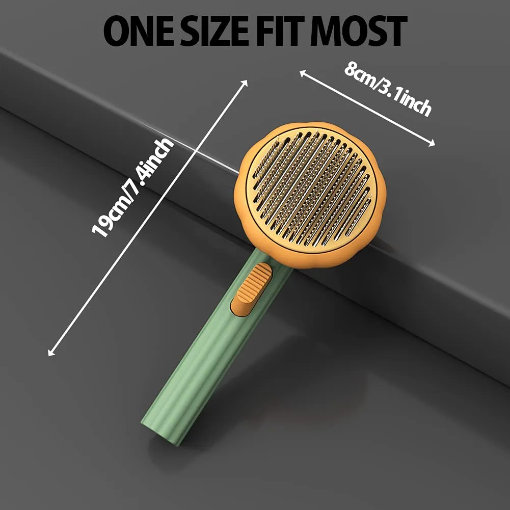 Pumpkin Design Needle Comb for Dog and Cat Grooming