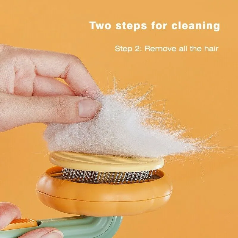 Pumpkin Design Needle Comb for Dog and Cat Grooming