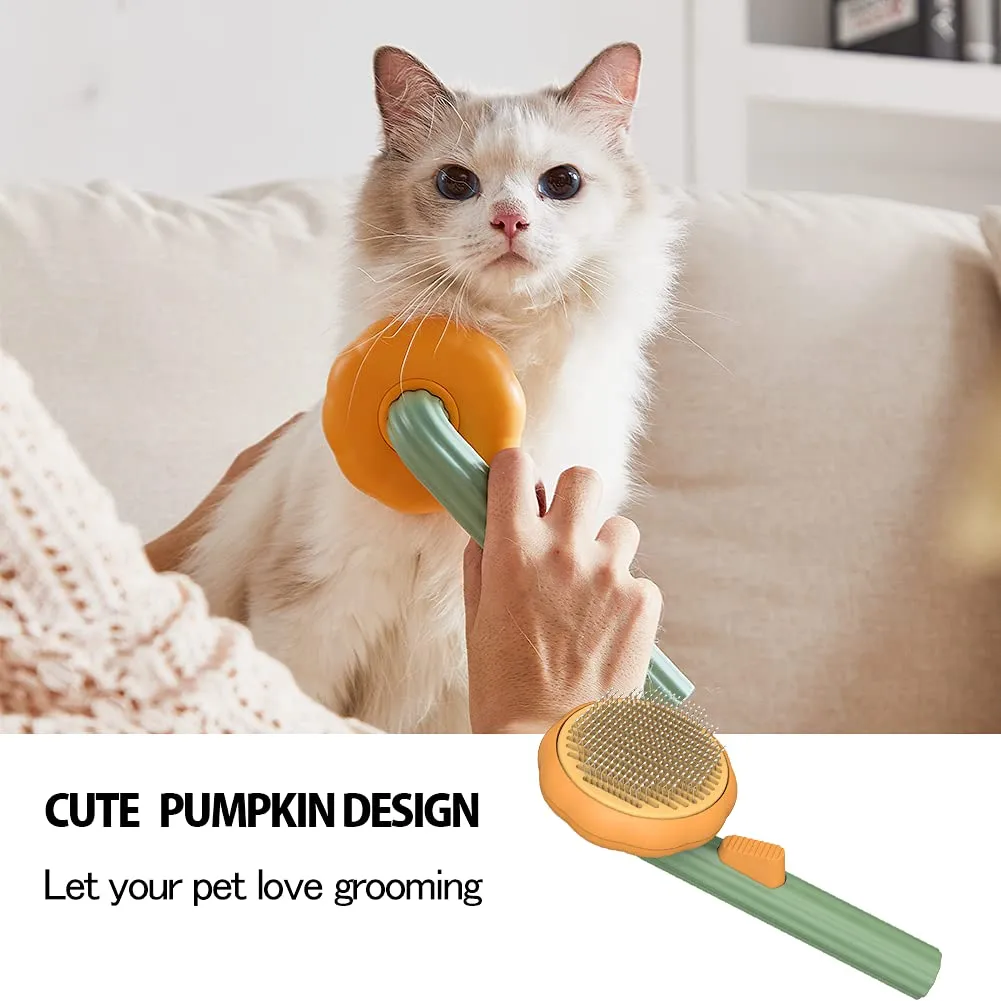 Pumpkin Design Needle Comb for Dog and Cat Grooming