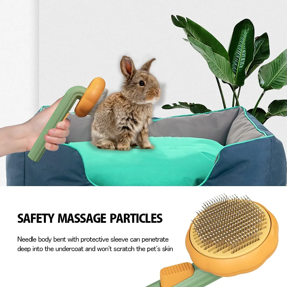 Pumpkin Design Needle Comb for Dog and Cat Grooming