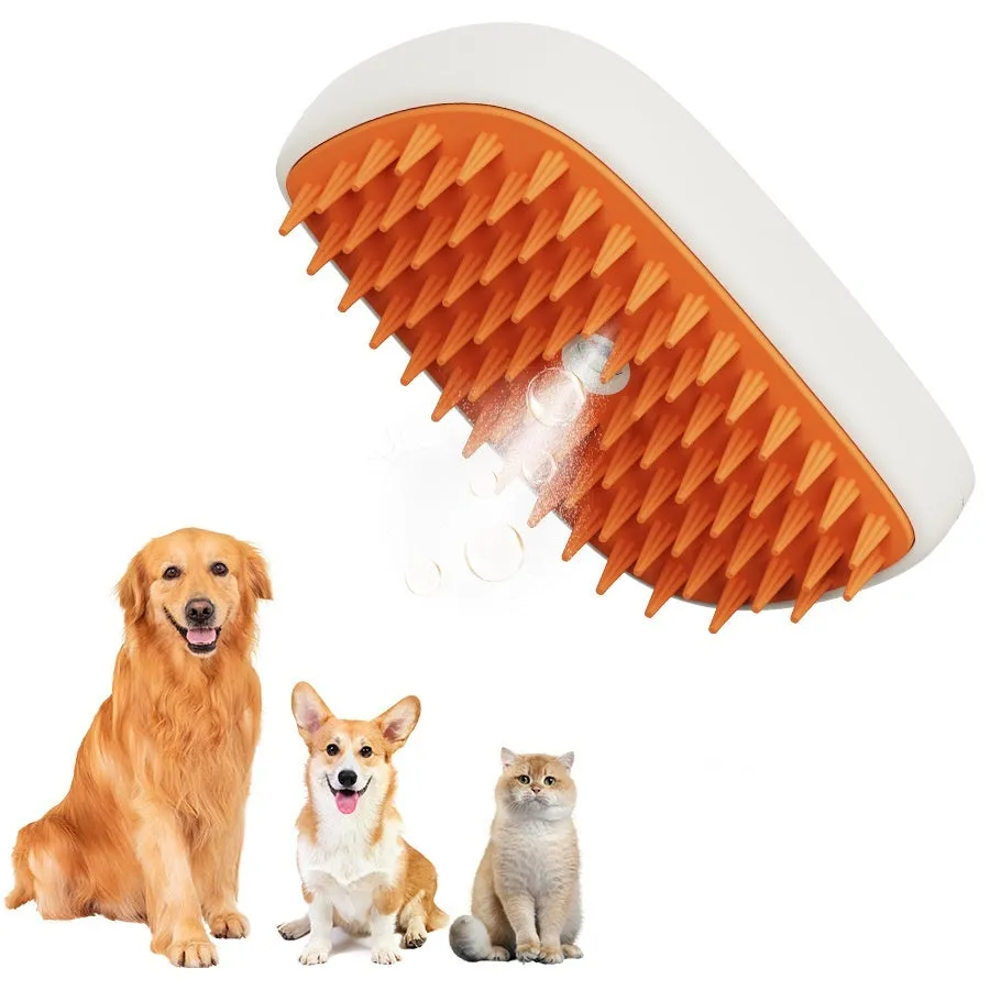 Rechargeable Steam Brush for Pet Grooming