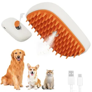 Rechargeable Steam Brush for Pet Grooming