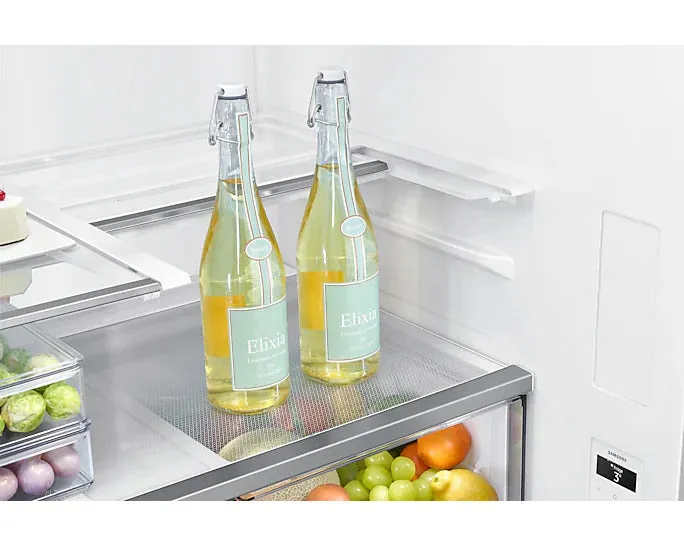Samsung RF65DG90BDSG 650 L 4 Door Convertible French Door Refrigerator – Triple Cooling, FlexZone™, SmartThings Enabled, Black Caviar
