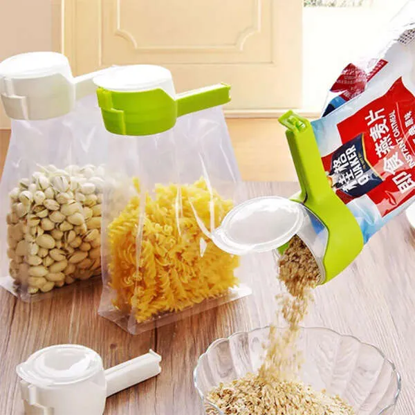 Snaptack - 4 bag clamps and preservation of food freshness