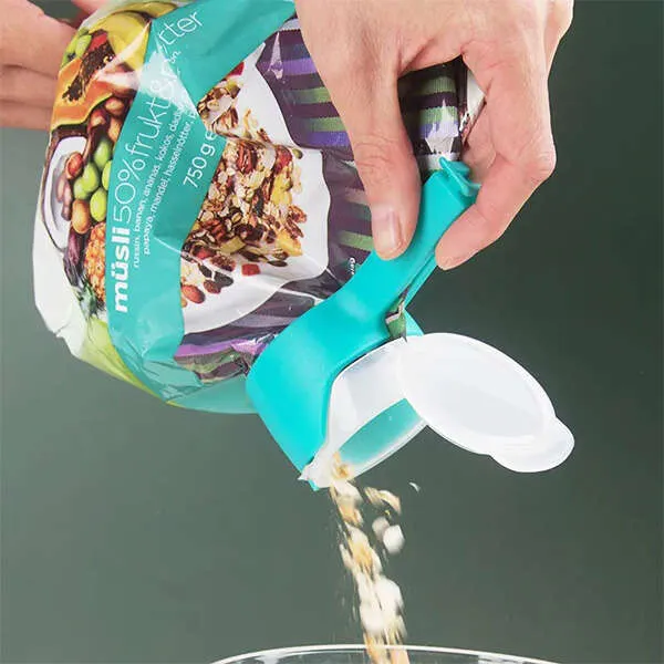 Snaptack - 4 bag clamps and preservation of food freshness
