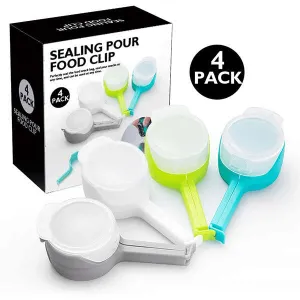 Snaptack - 4 bag clamps and preservation of food freshness