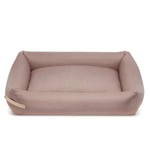 STOKKE Luxury High Side Dog Bed by Labbvenn in Pink