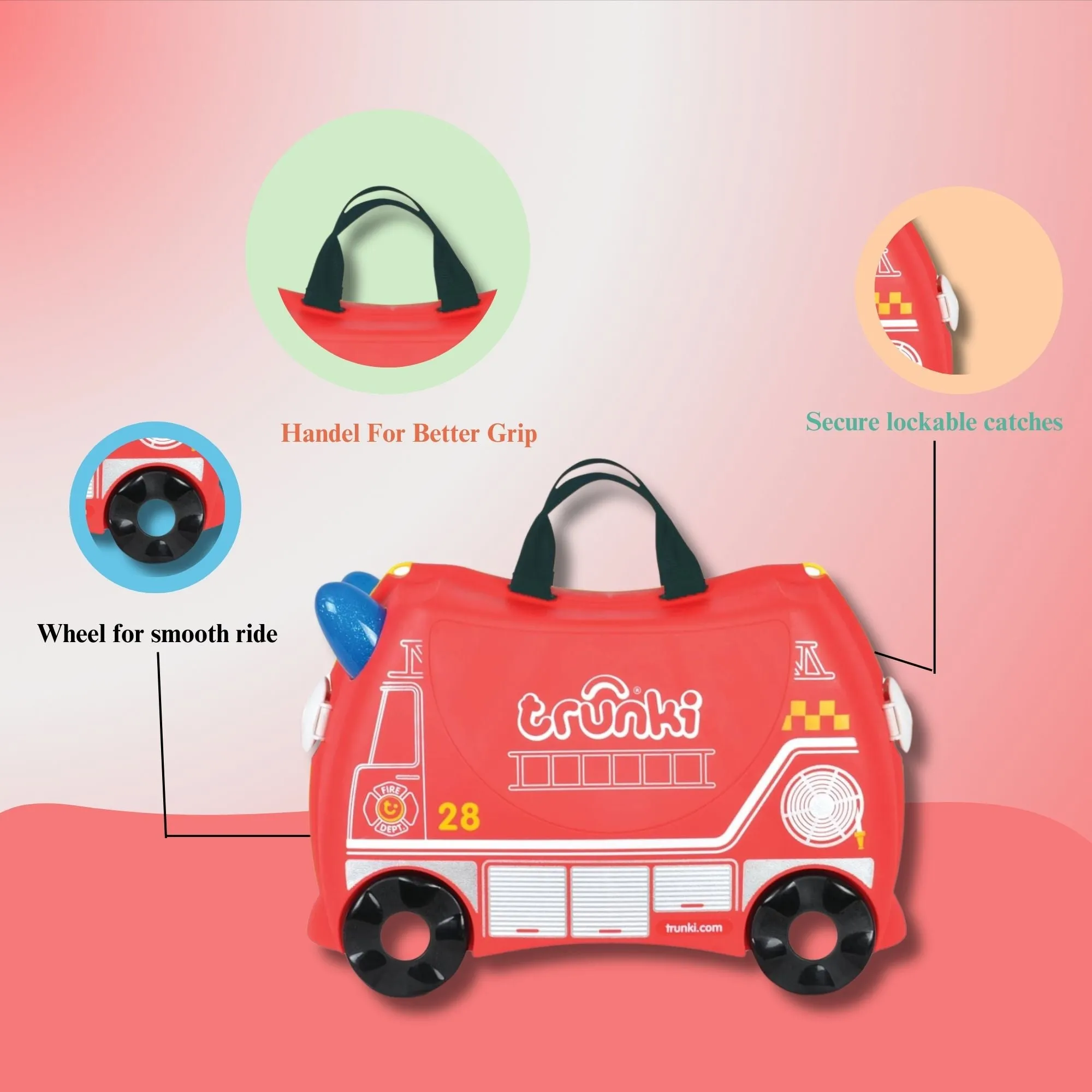 Trunki Rideon - Frank Fire Engine