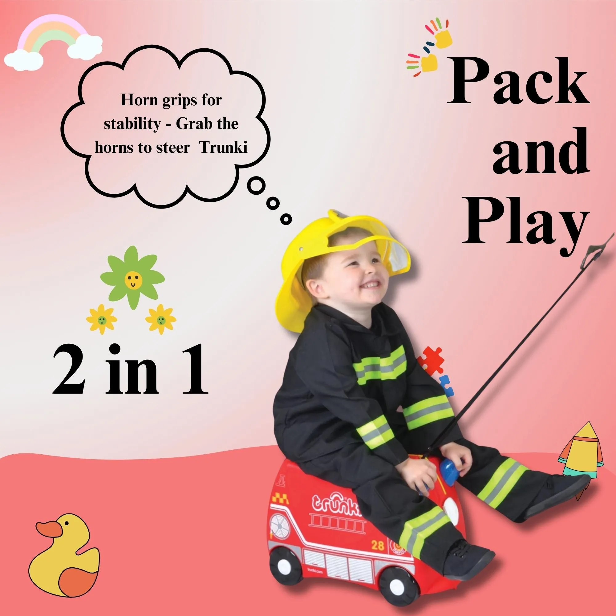 Trunki Rideon - Frank Fire Engine