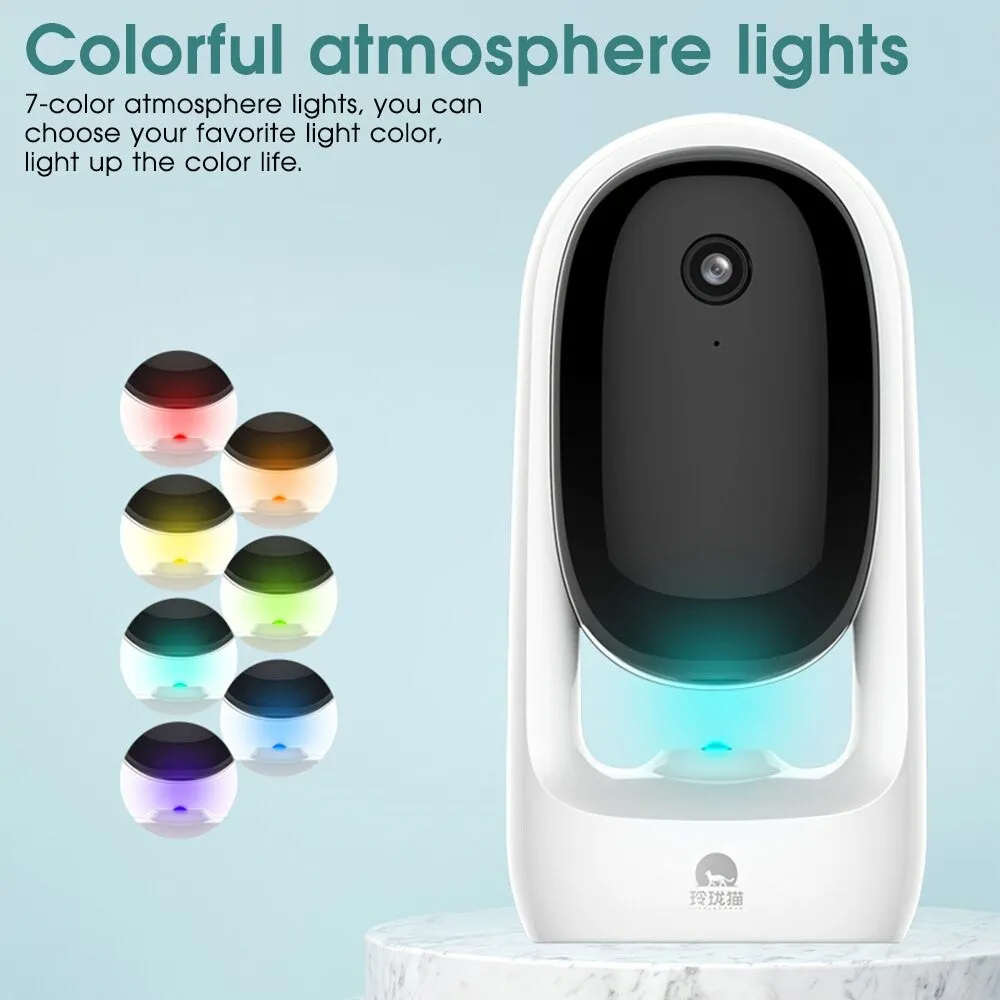 Two-Way Laser Interactive Smart Wifi Pet Camera App Remote Control Home HD 1080P Cat Toy Camera Real Time Video