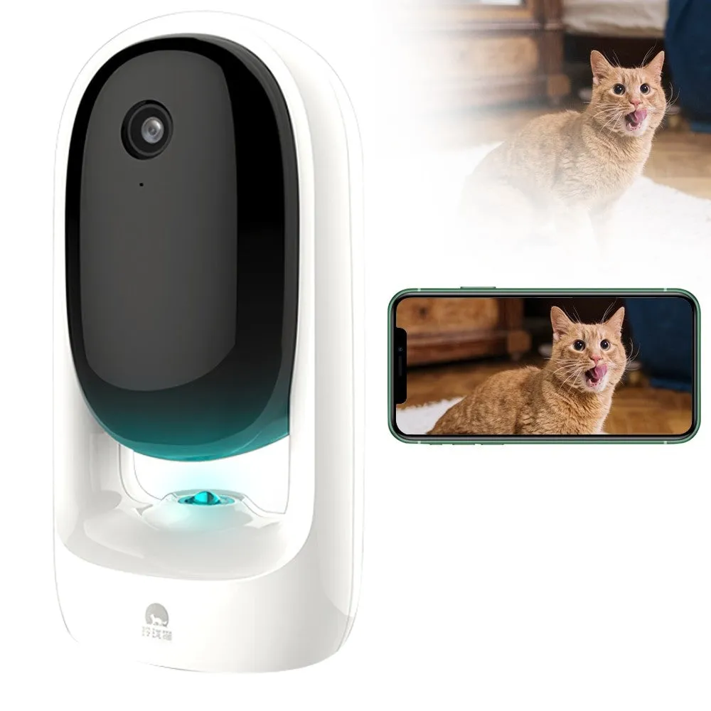 Two-Way Laser Interactive Smart Wifi Pet Camera App Remote Control Home HD 1080P Cat Toy Camera Real Time Video