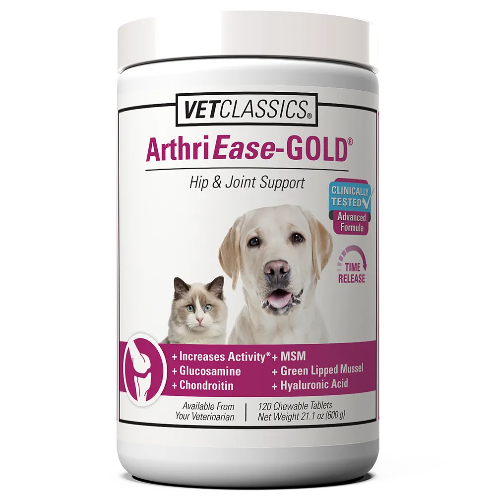 VetClassics ArthriEase GOLD Hip & Joint Support Chewable Tablets