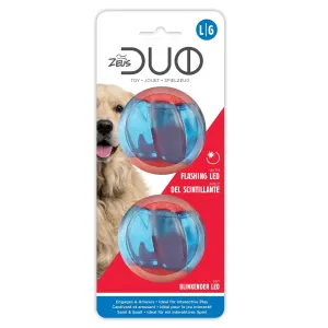 Zeus Duo Dog Toy Ball With Flashing LED